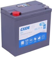Exide Batteries GEL12-14 AGM Motorrad Starter-Batterie,...